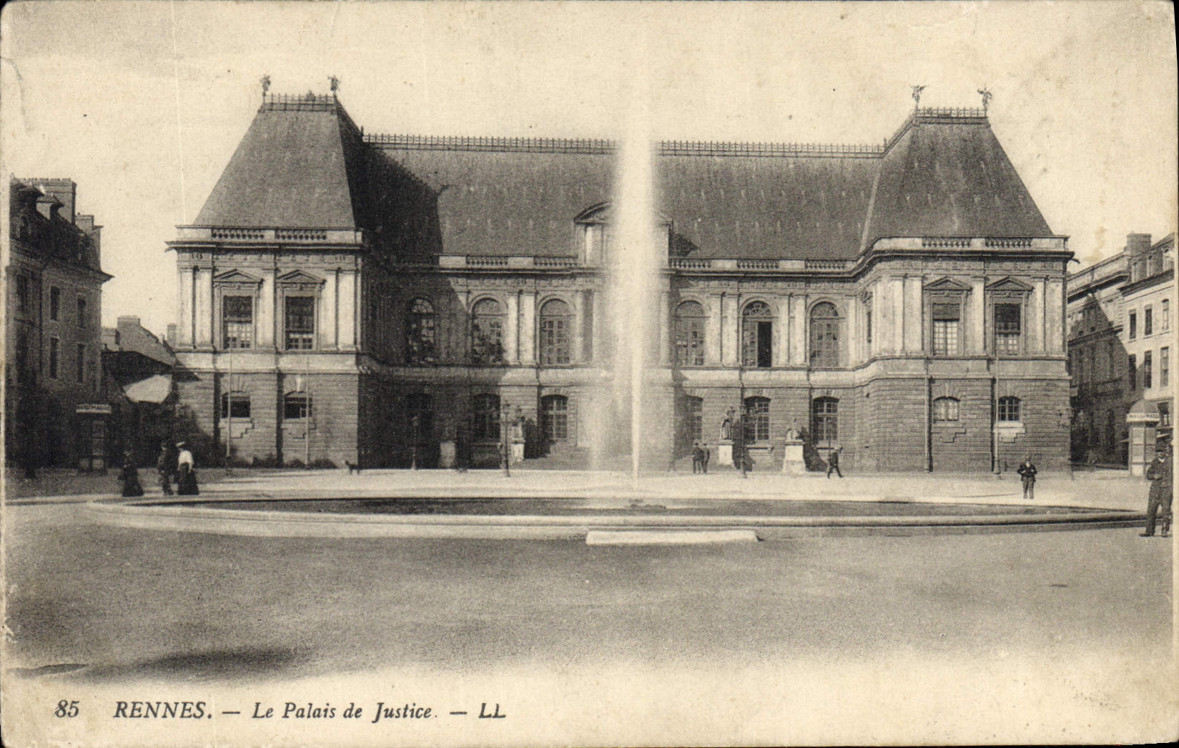 CPA Rennes Le palais de Justice 