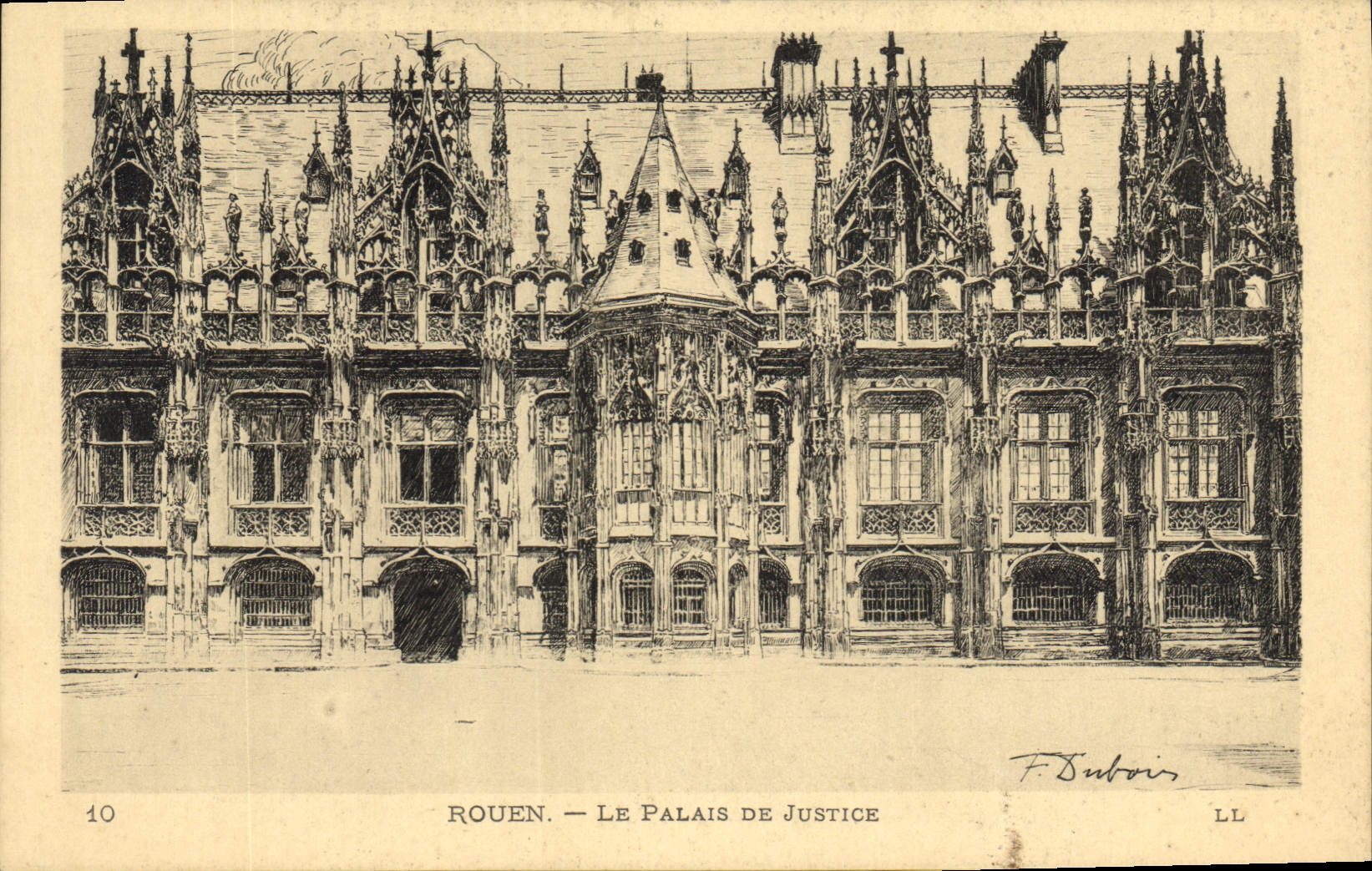 CPA Rouen Le Palais de Justice 