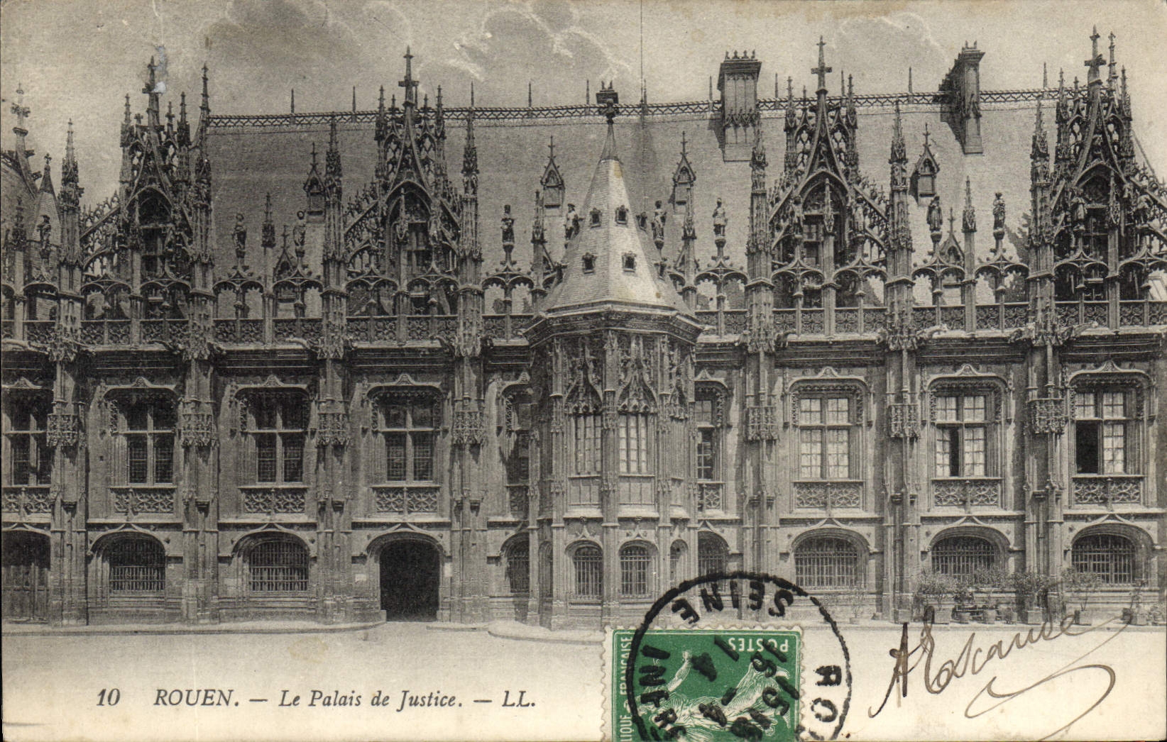 CPA Rouen Le Palais de Justice 