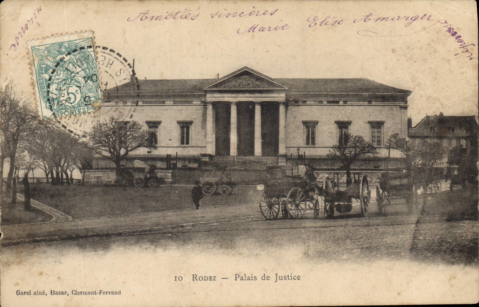 CPA Rodez Palais de Justice
