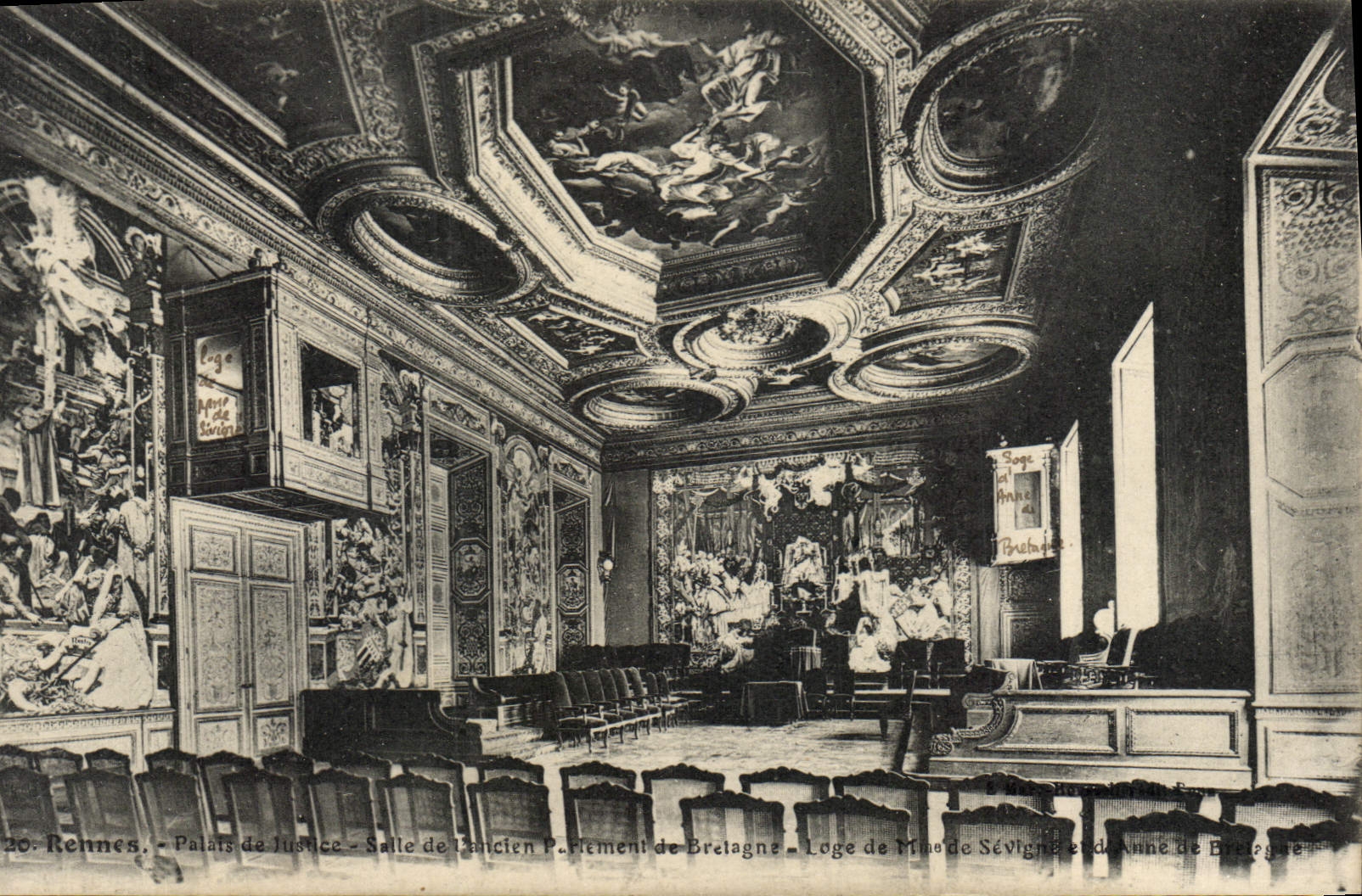 CPA Rennes Le Palais de Justice ancien Parlement de Bretagne