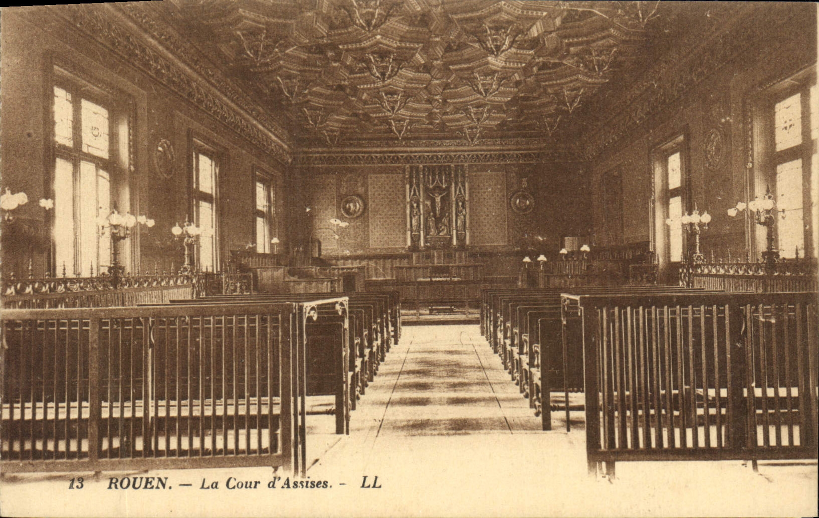 CPA Rouen La Cour d'Assises 