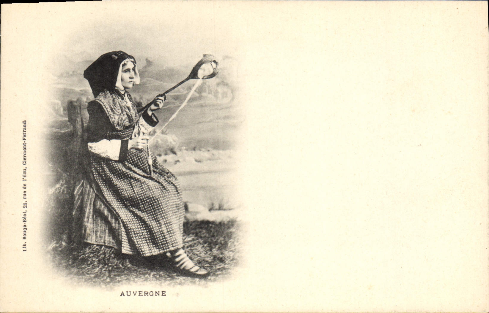 CPA Folklore Auvergne 