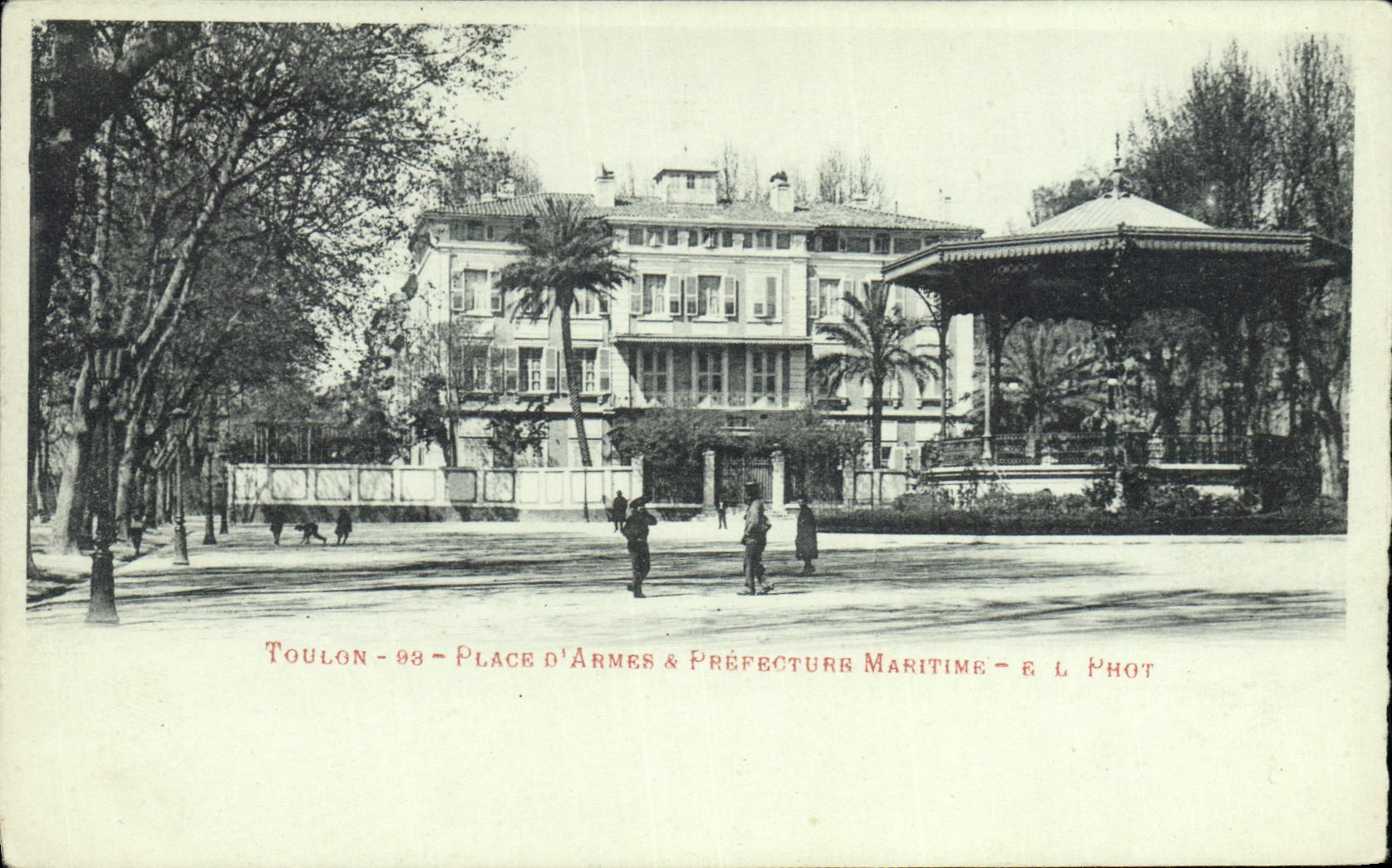 CPA Toulon Place d'Armes et Prefecture Maritime 