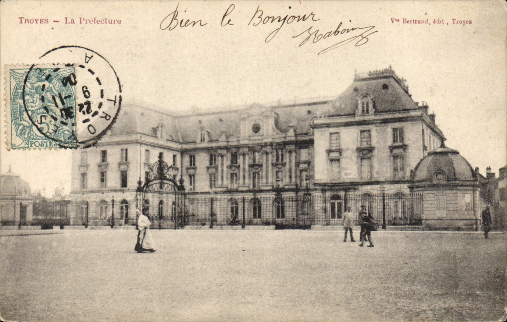 CPA Troyes La Prefecture 