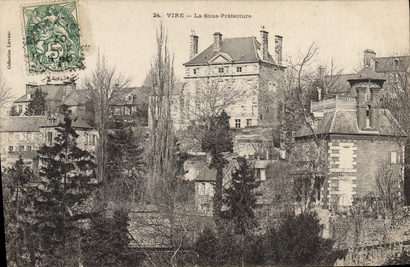 CPA Vire La Sous Prefecture 