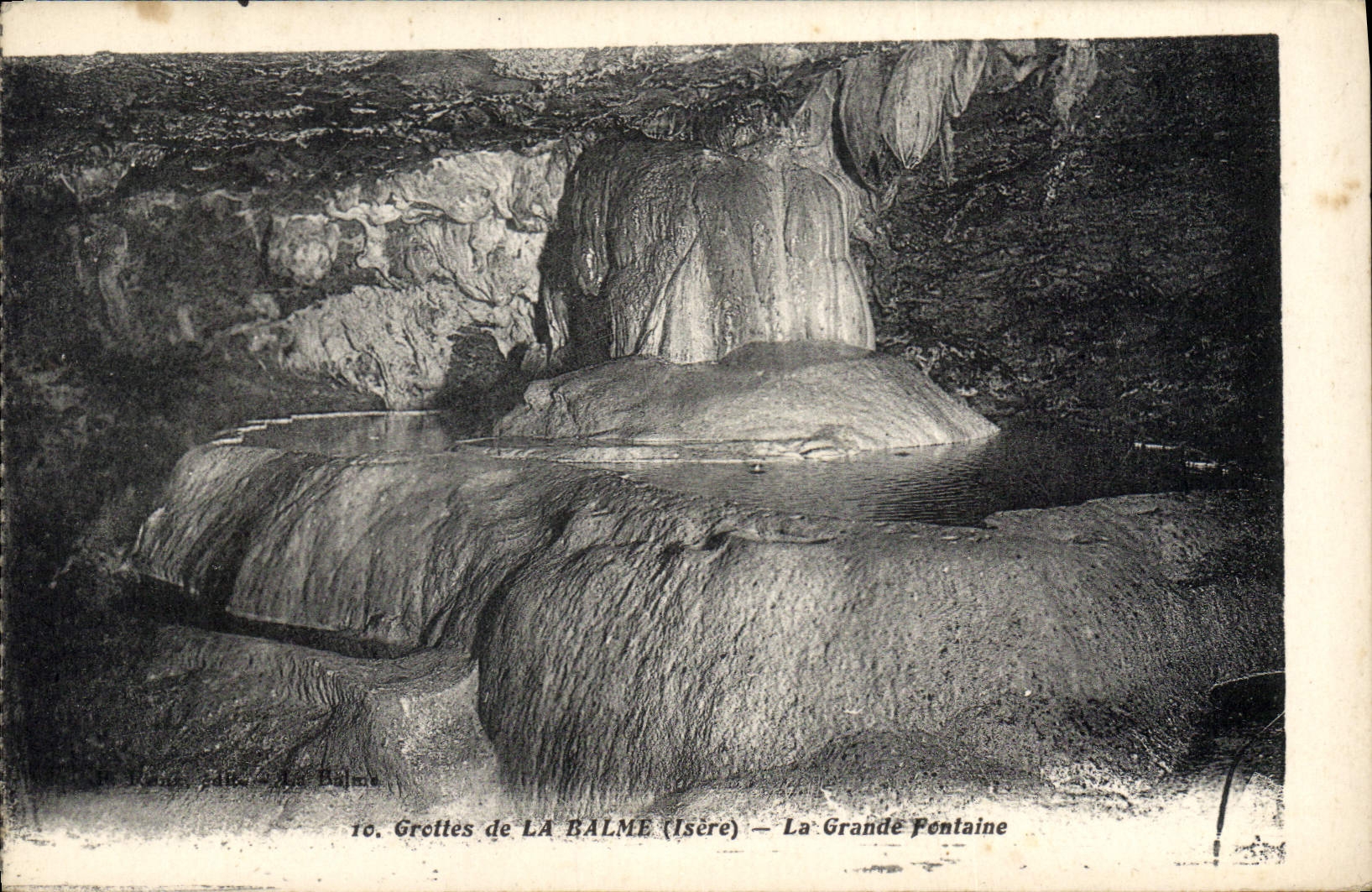 CPA Grottes de la Balme Isere la grande Fentaine