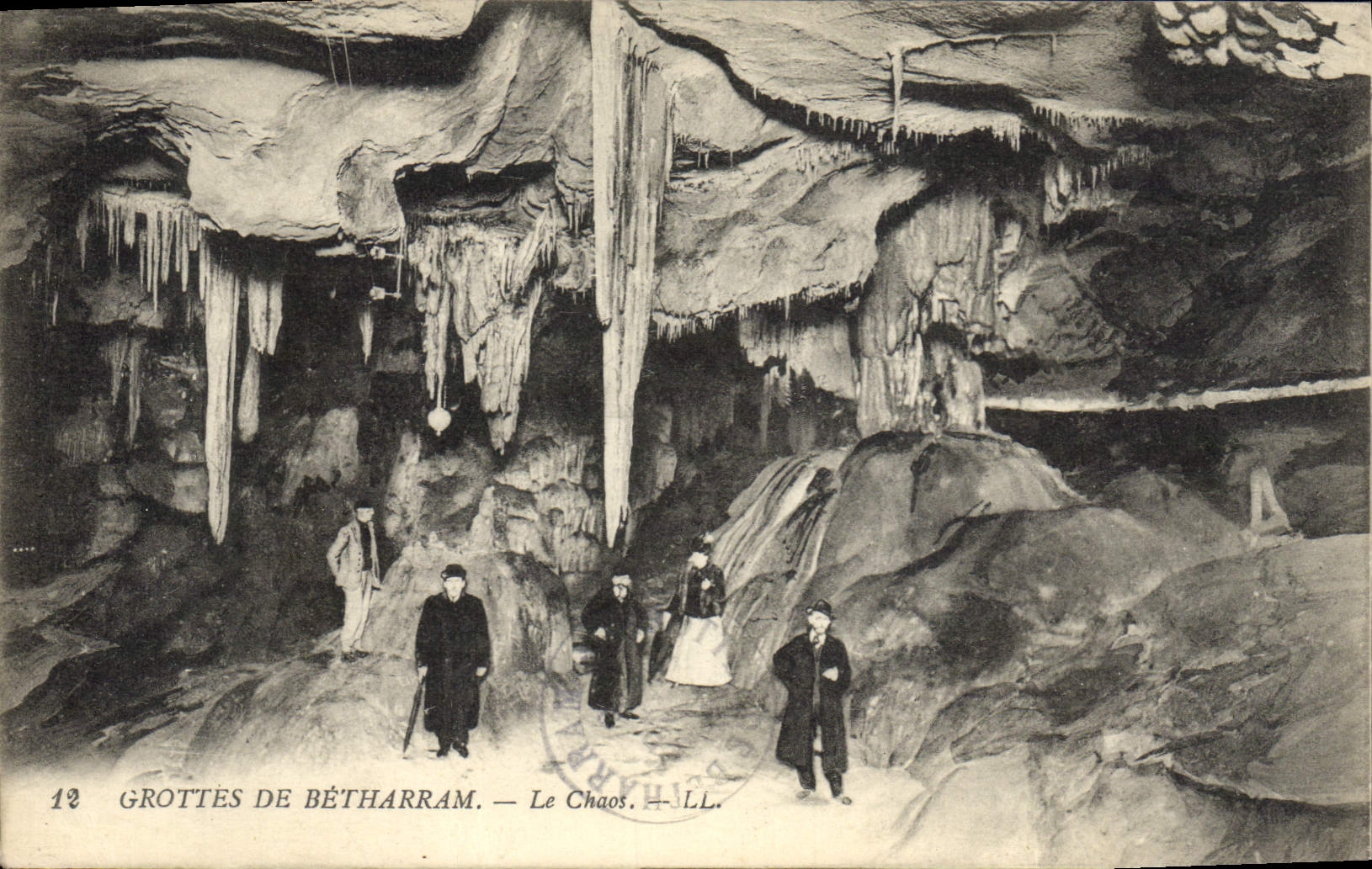 CPA Grottes de Btharram le Chaos