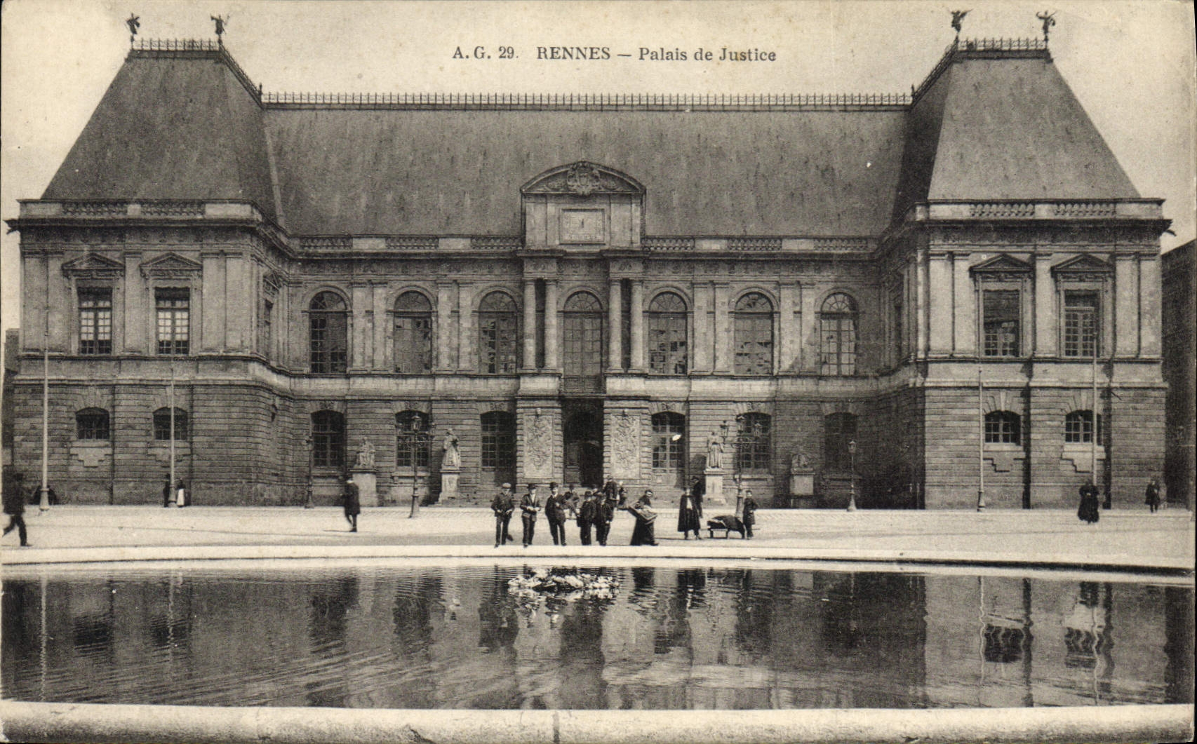 CPA Rennes Palais de Justice 