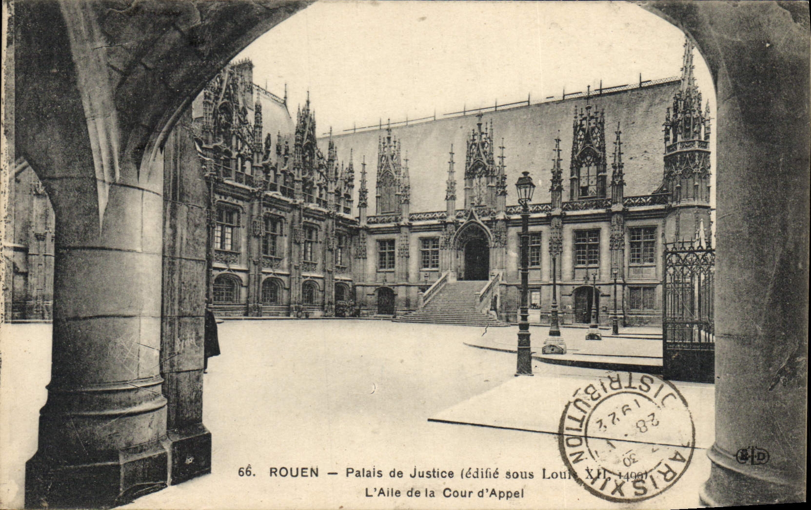 CPA Rouen Palais de Justice l'Aile de la cour d'Appel 