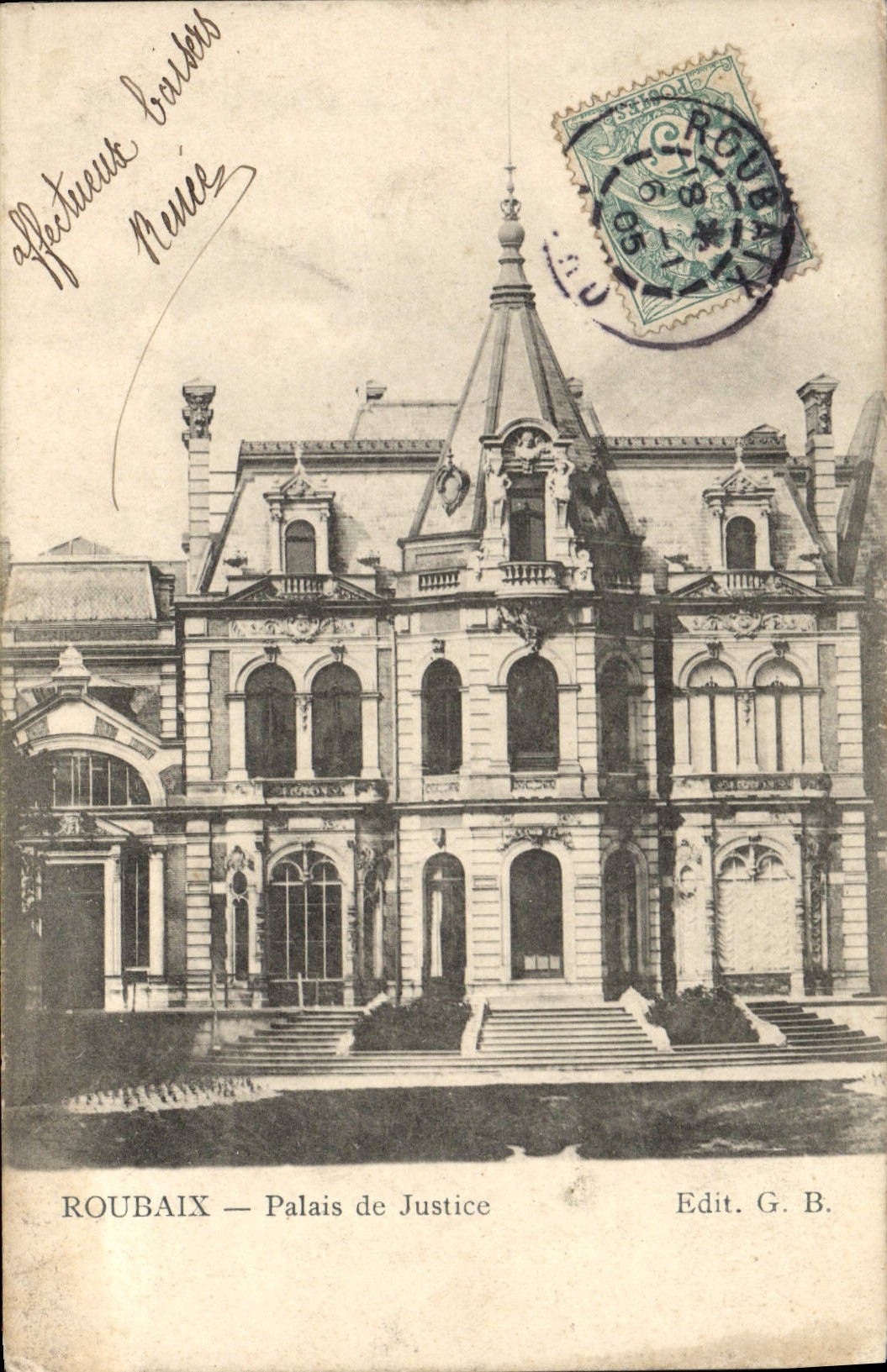 CPA Roubaix Palais de Justice 