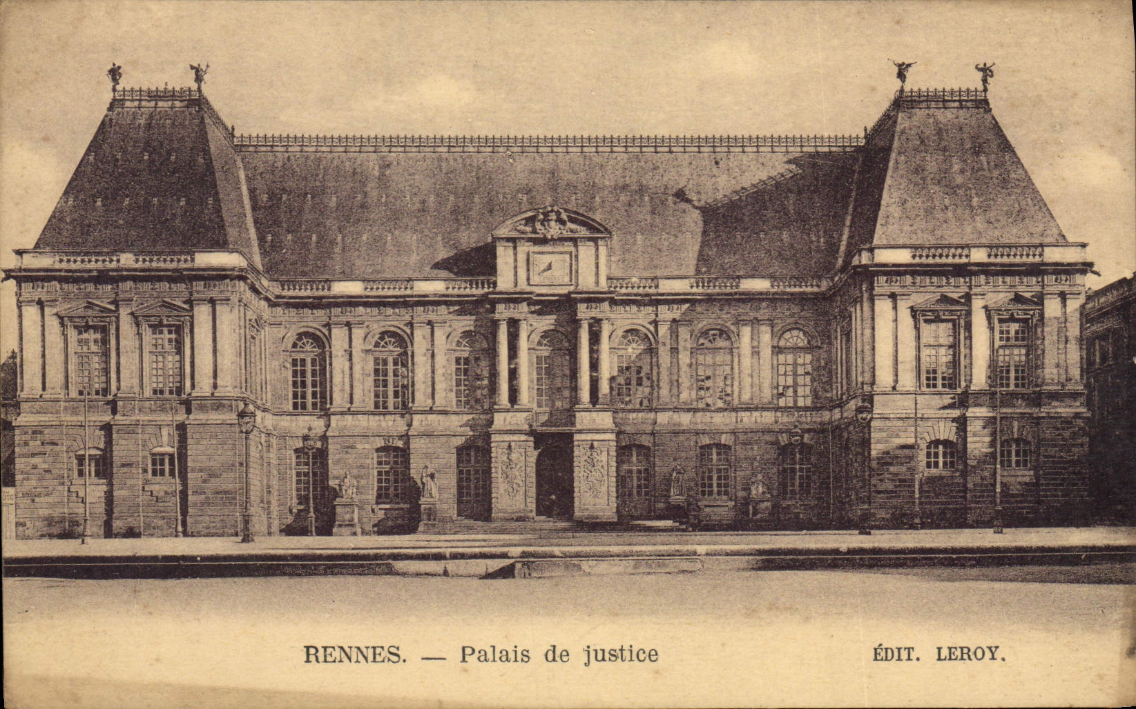 CPA Rennes Palais de Justice 