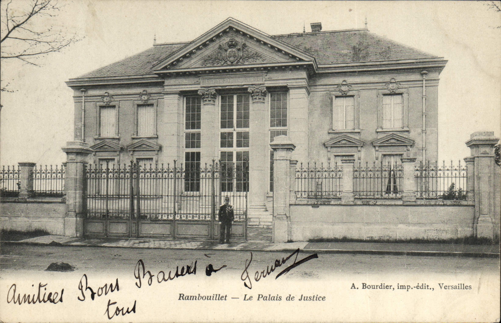 CPA Rambouillet le Palais de Justice 