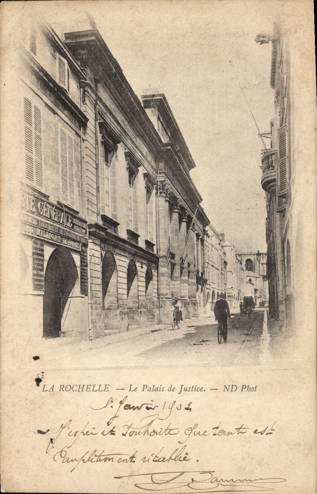 CPA La Rochelle le Palais de Justice 