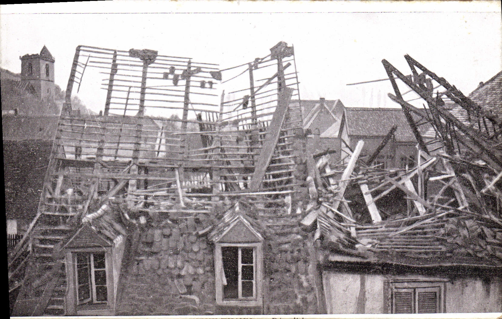 CPA Militaria Ruines