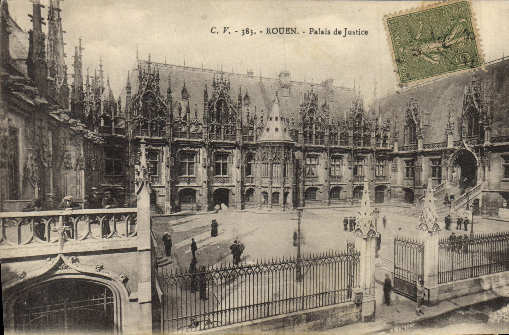 CPA Rouen palais de justice 