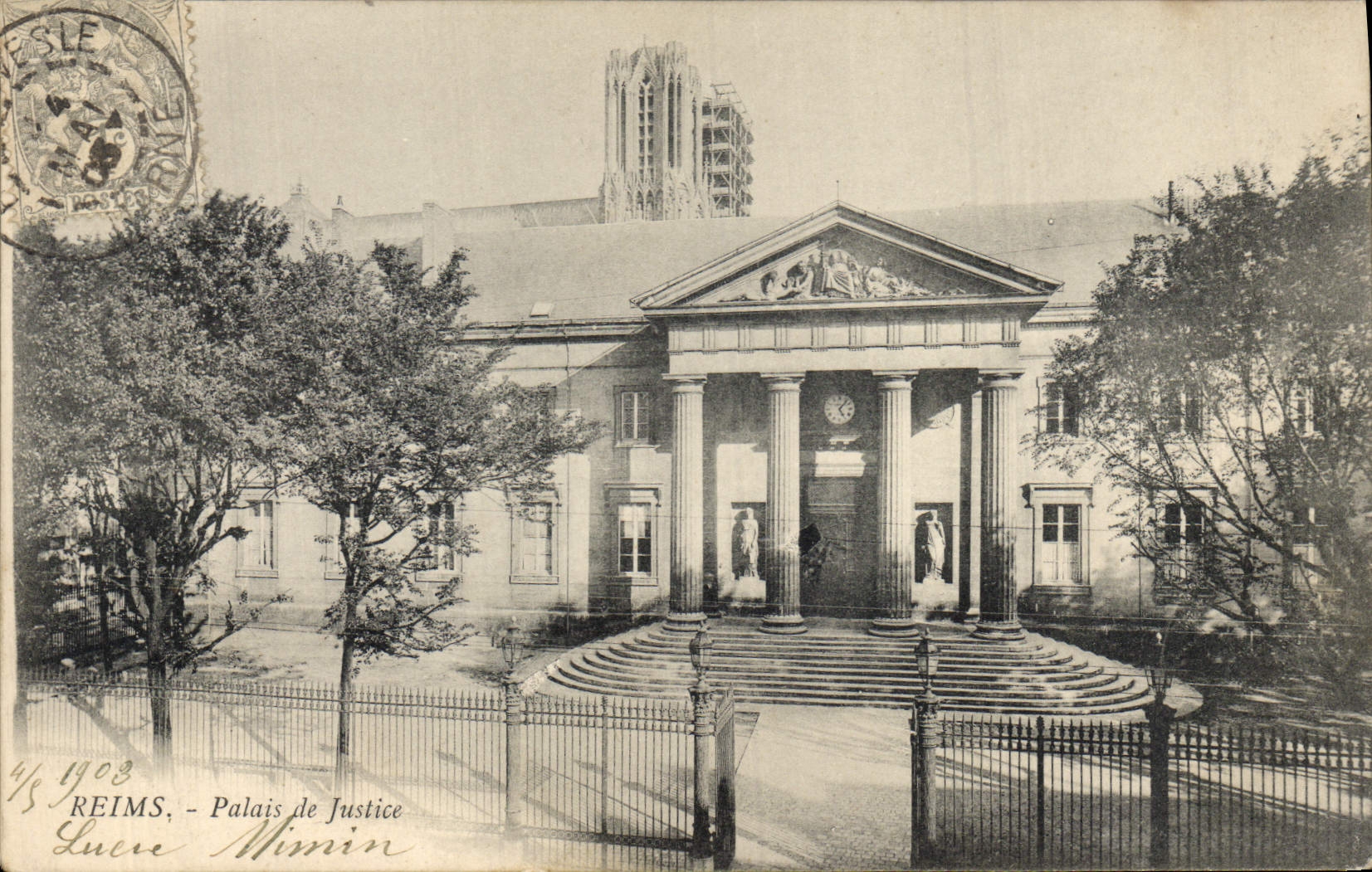 CPA Reims Palais de justice 
