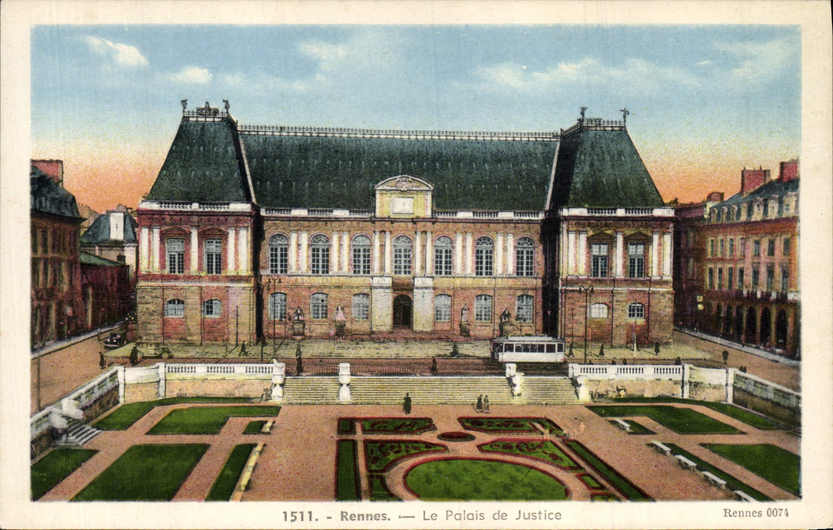 CPA Rennes le palais de justice 