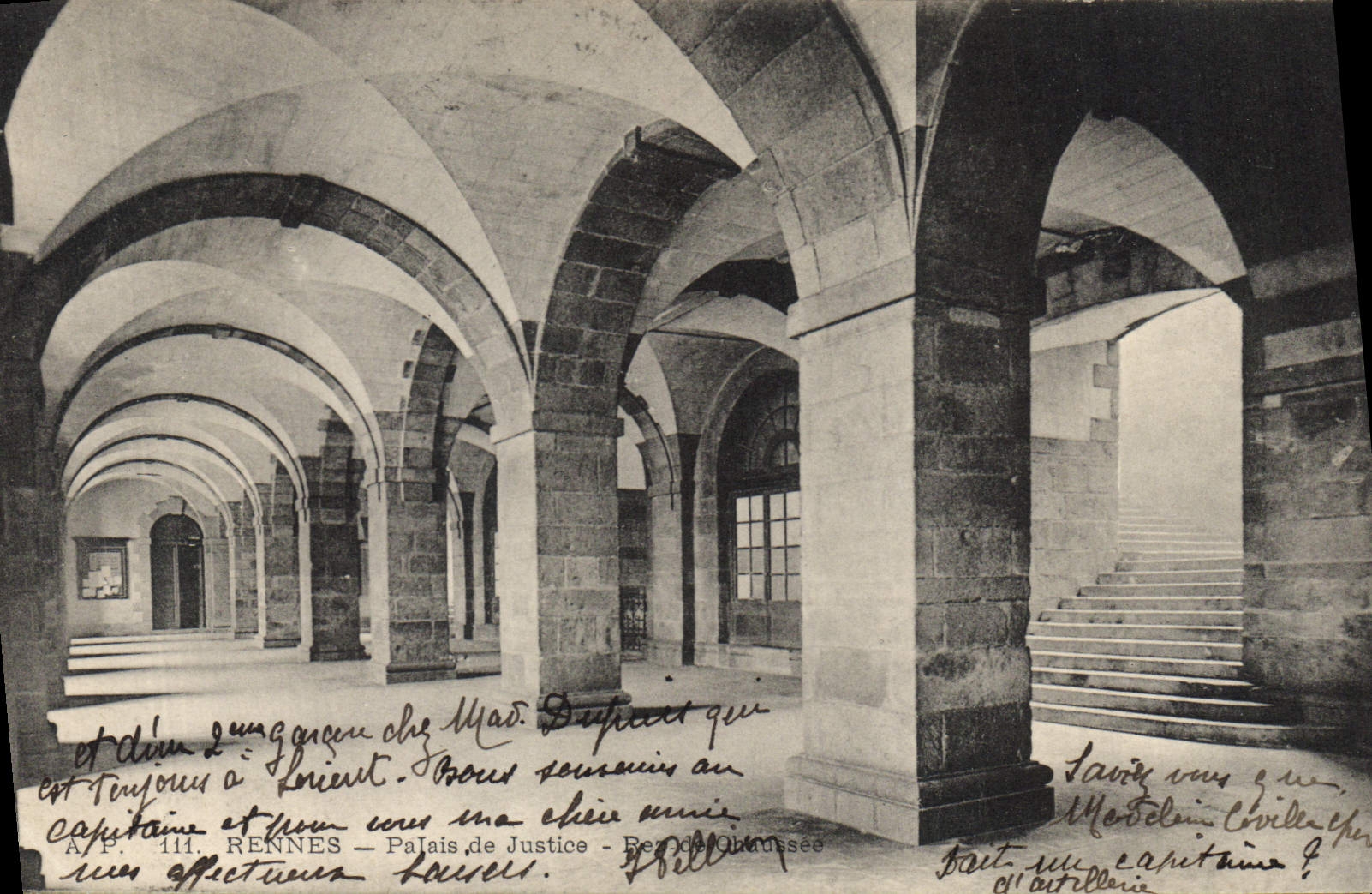 CPA Rennes Palais de justice 