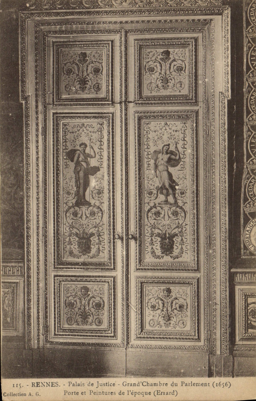 CPA Rouen le Palais de Justice Grande chanbre du parlement 