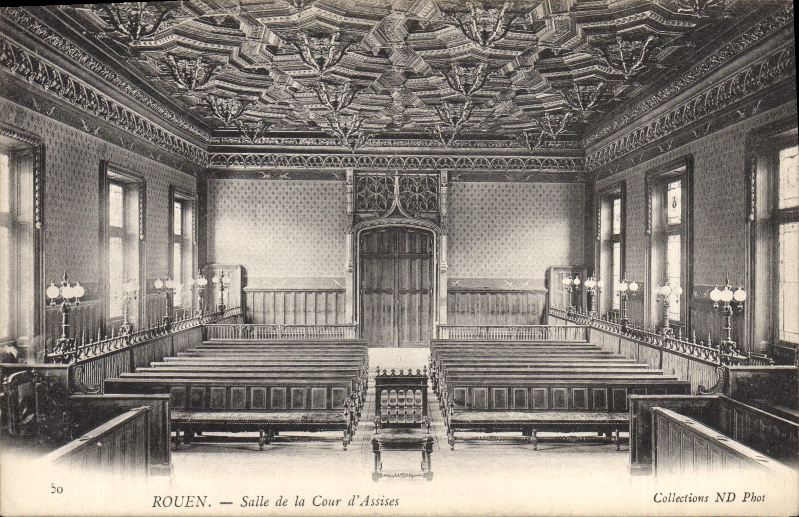 CPA Rouen Salle de la cour d'Assises 