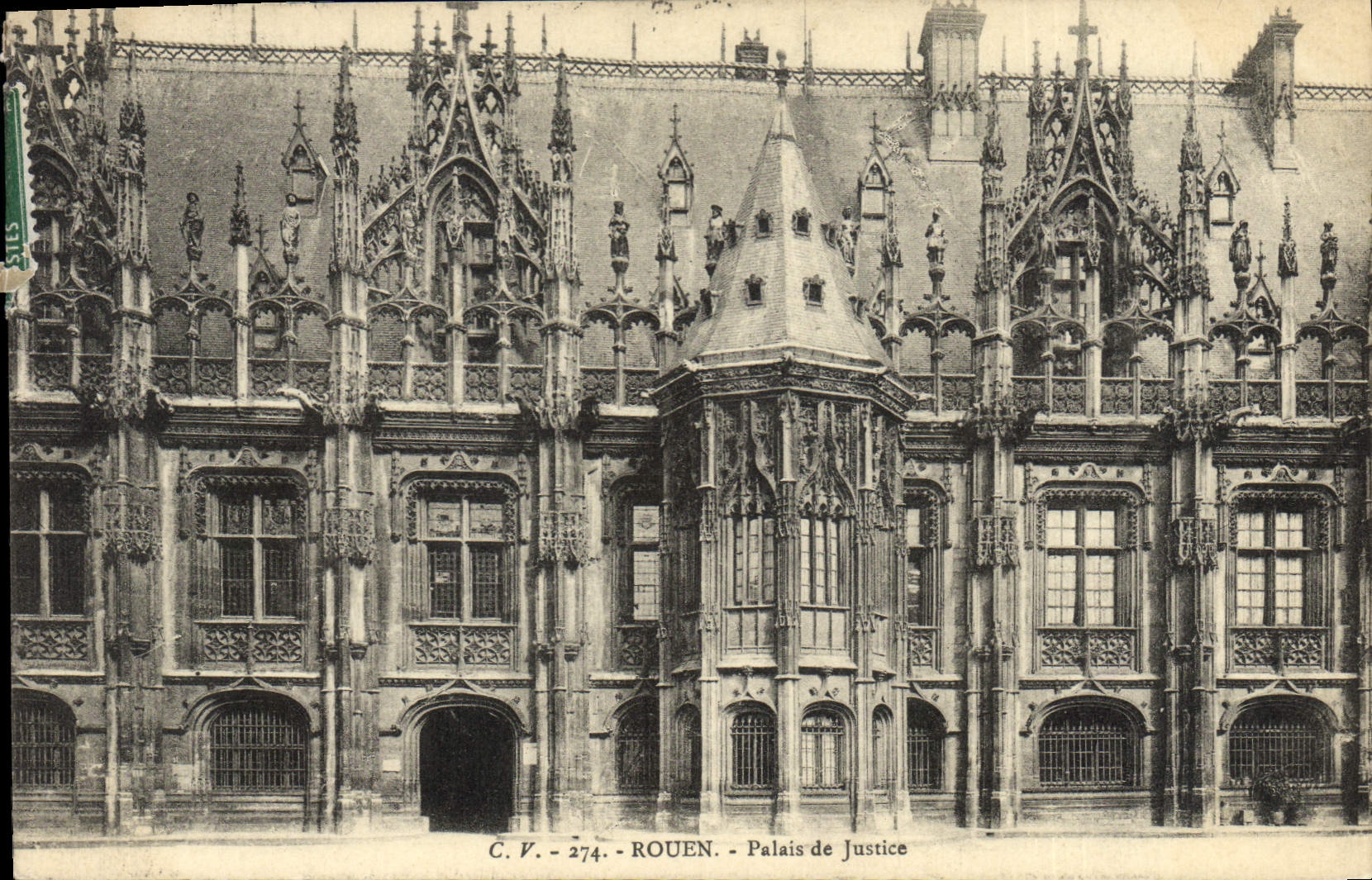 CPA Rouen le Palais de Justice 