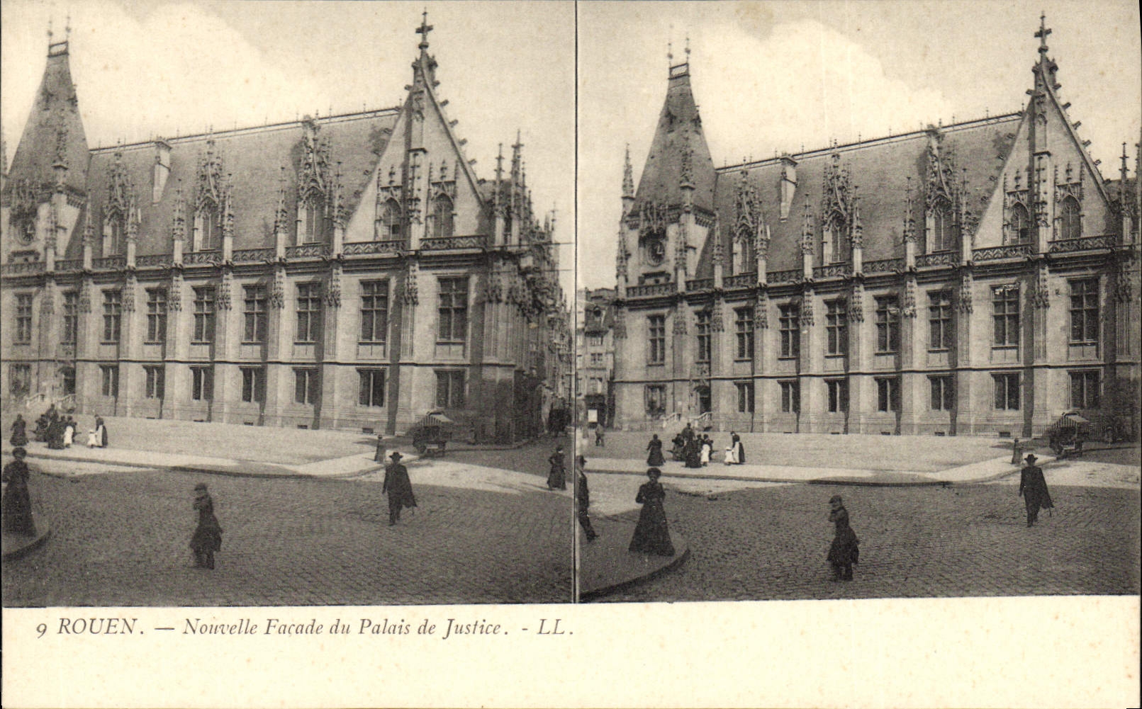 CPA Rouen Nouvelle facade du palais de justice 