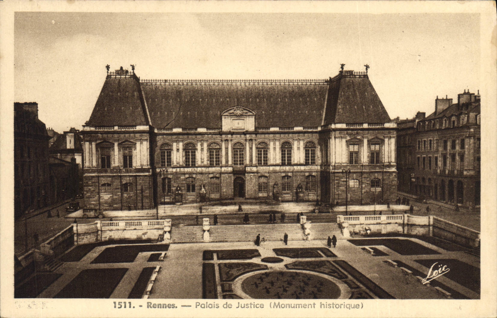 CPA Rennes Palais de justice Monument historique
