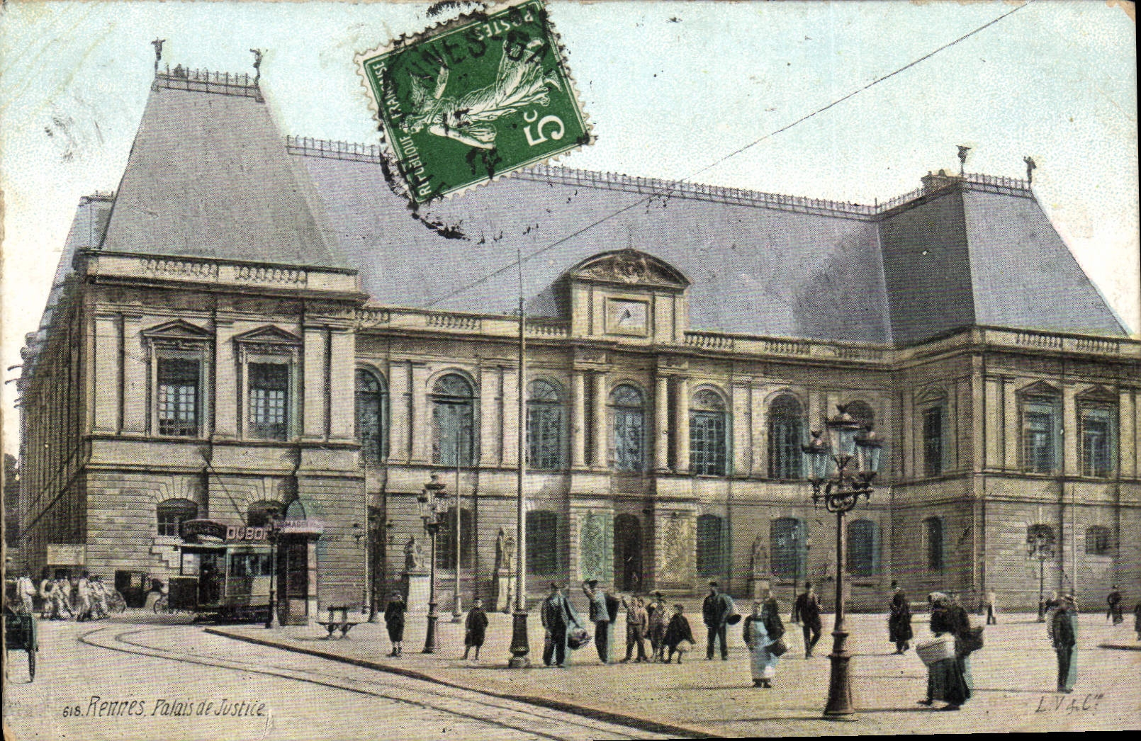 CPA Rennes Palais de Justice 