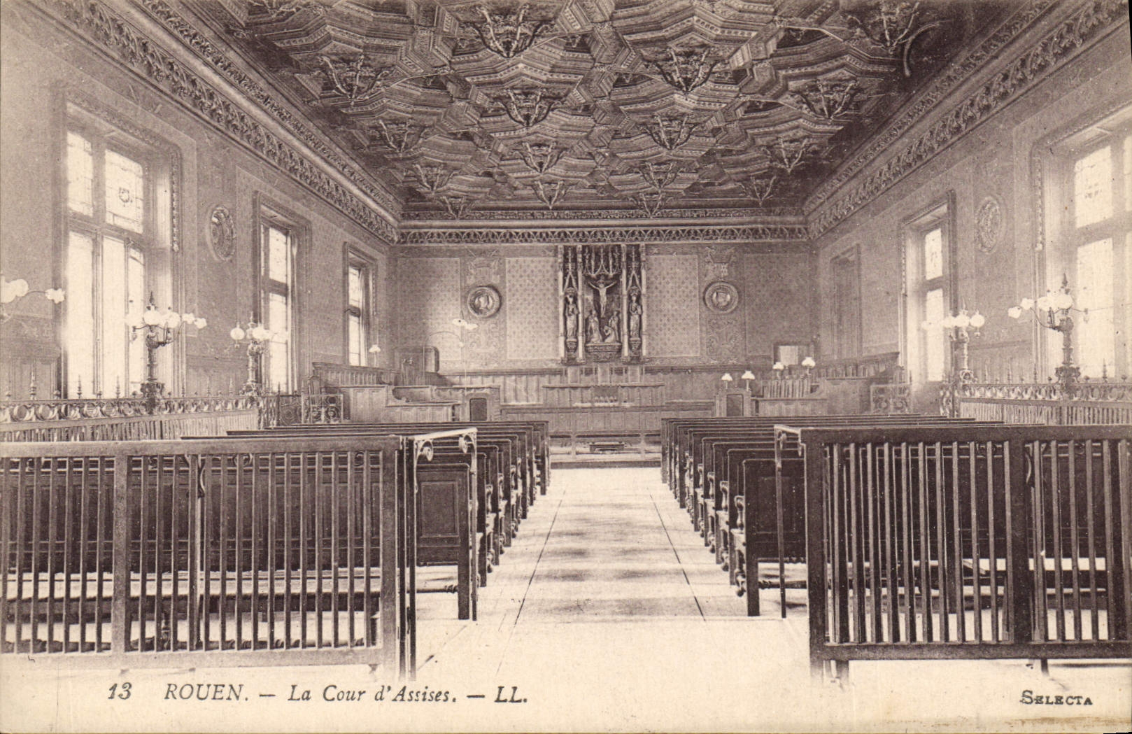 CPA Rouen la cour d'Assises 