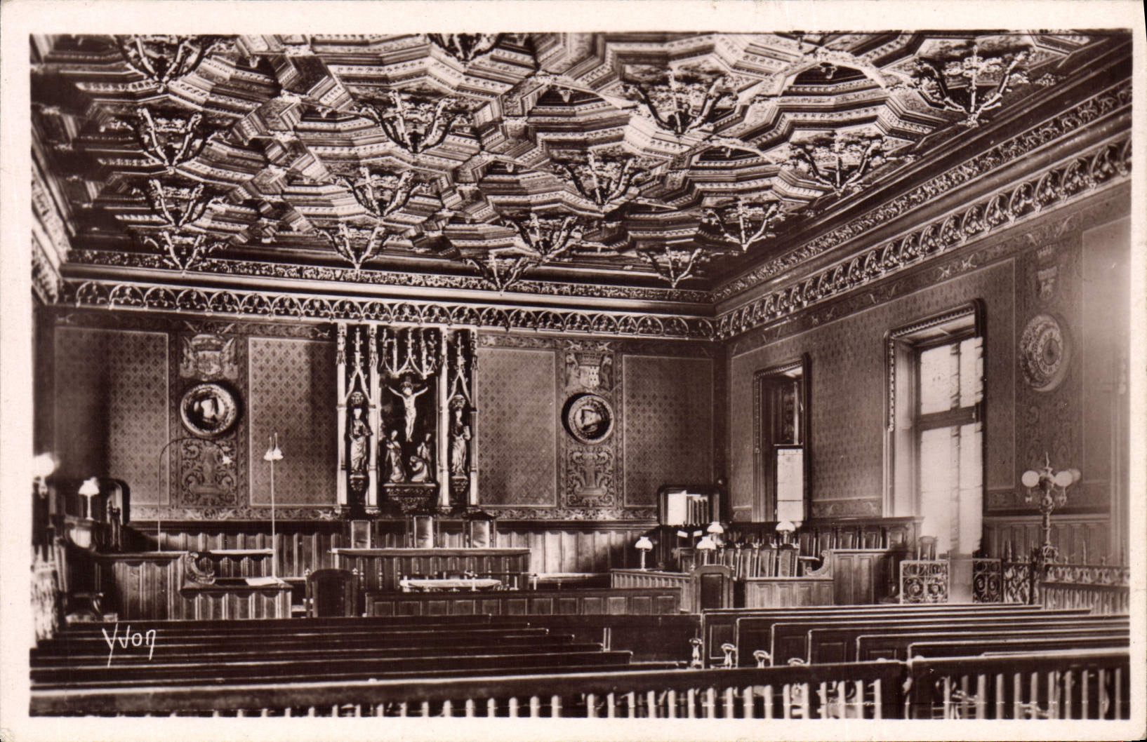 CPA Rouen Palais de Justice salle des Seances du parlement aujourd'hui cour d'Assises 