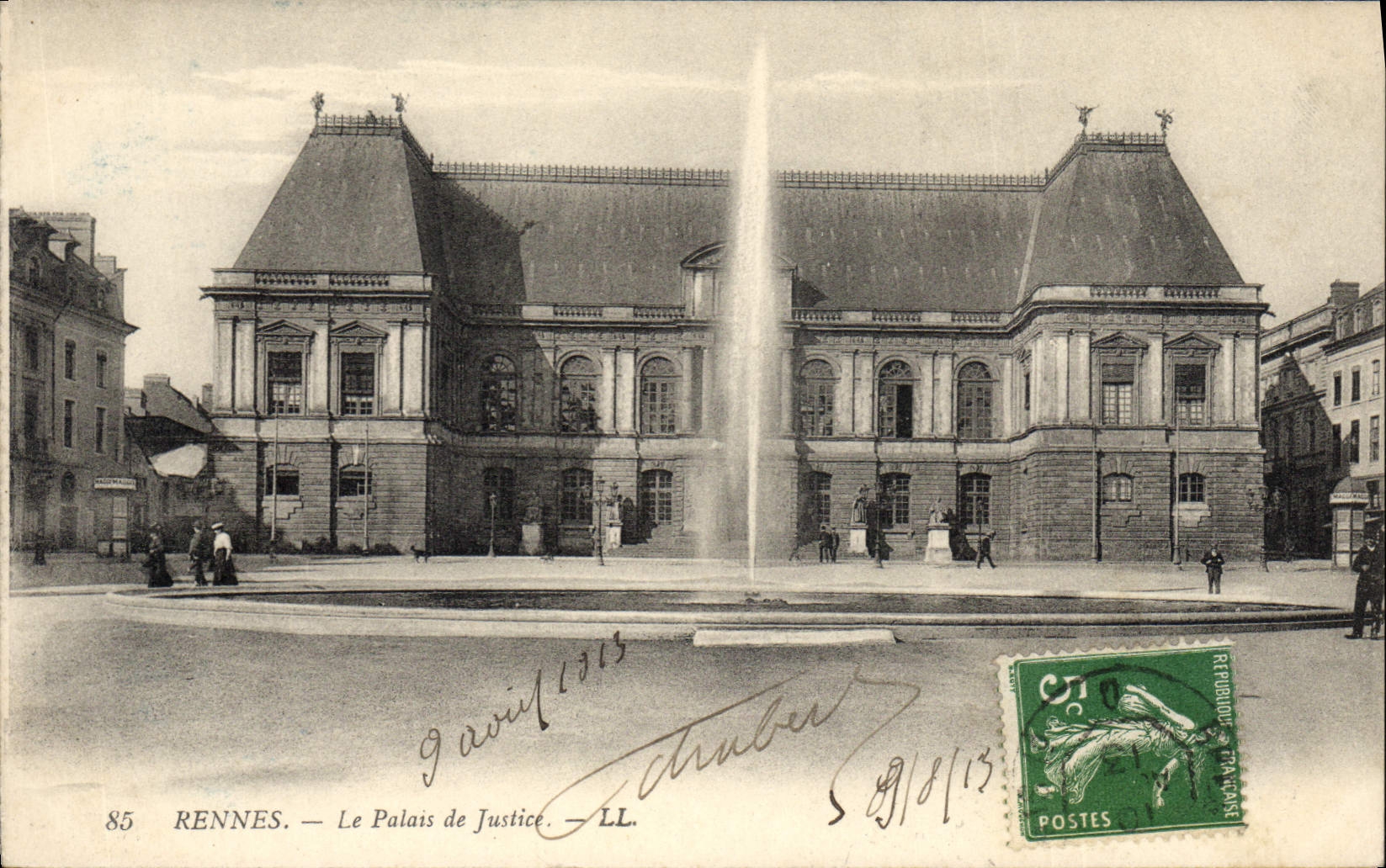 CPA Rennes le Palais de Justice 