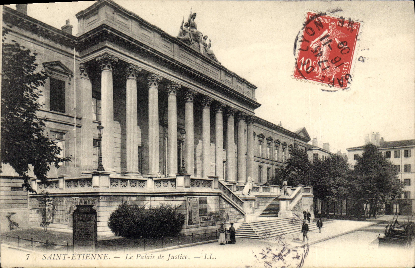 CPA Saint Etienne le Palais de Justice 