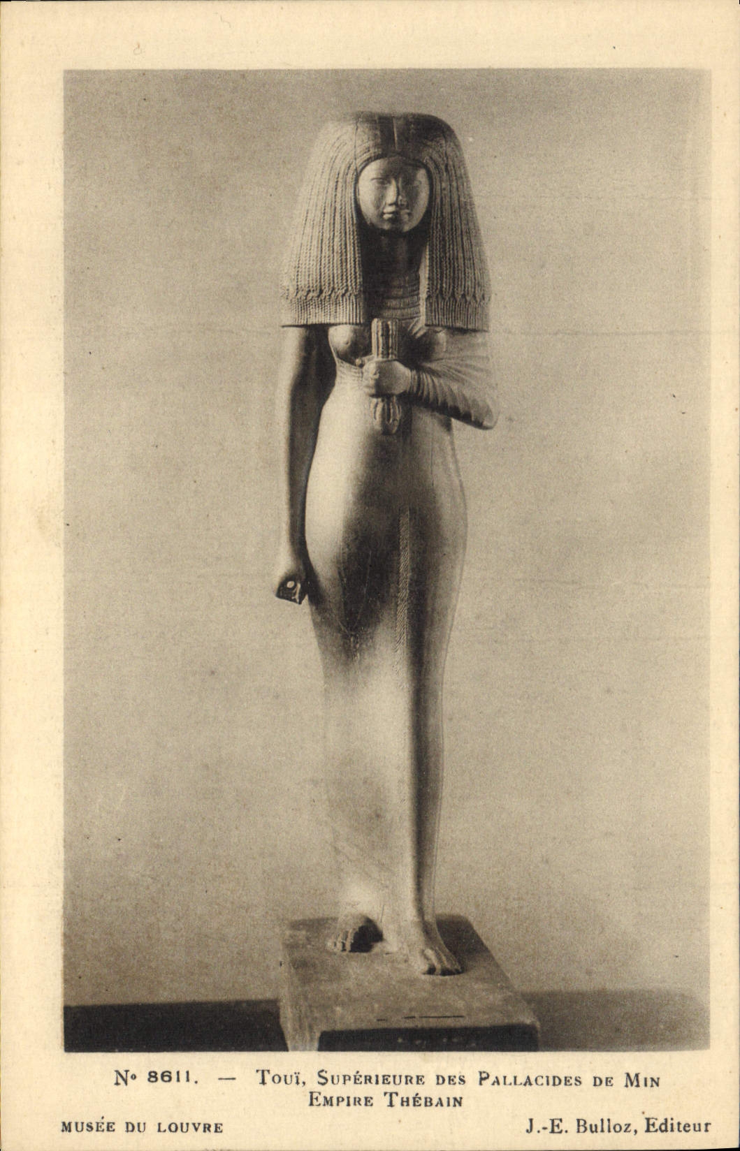 CPA Egypt Egypte Toui Superieure des Pallacides de Min Empire Thebain 