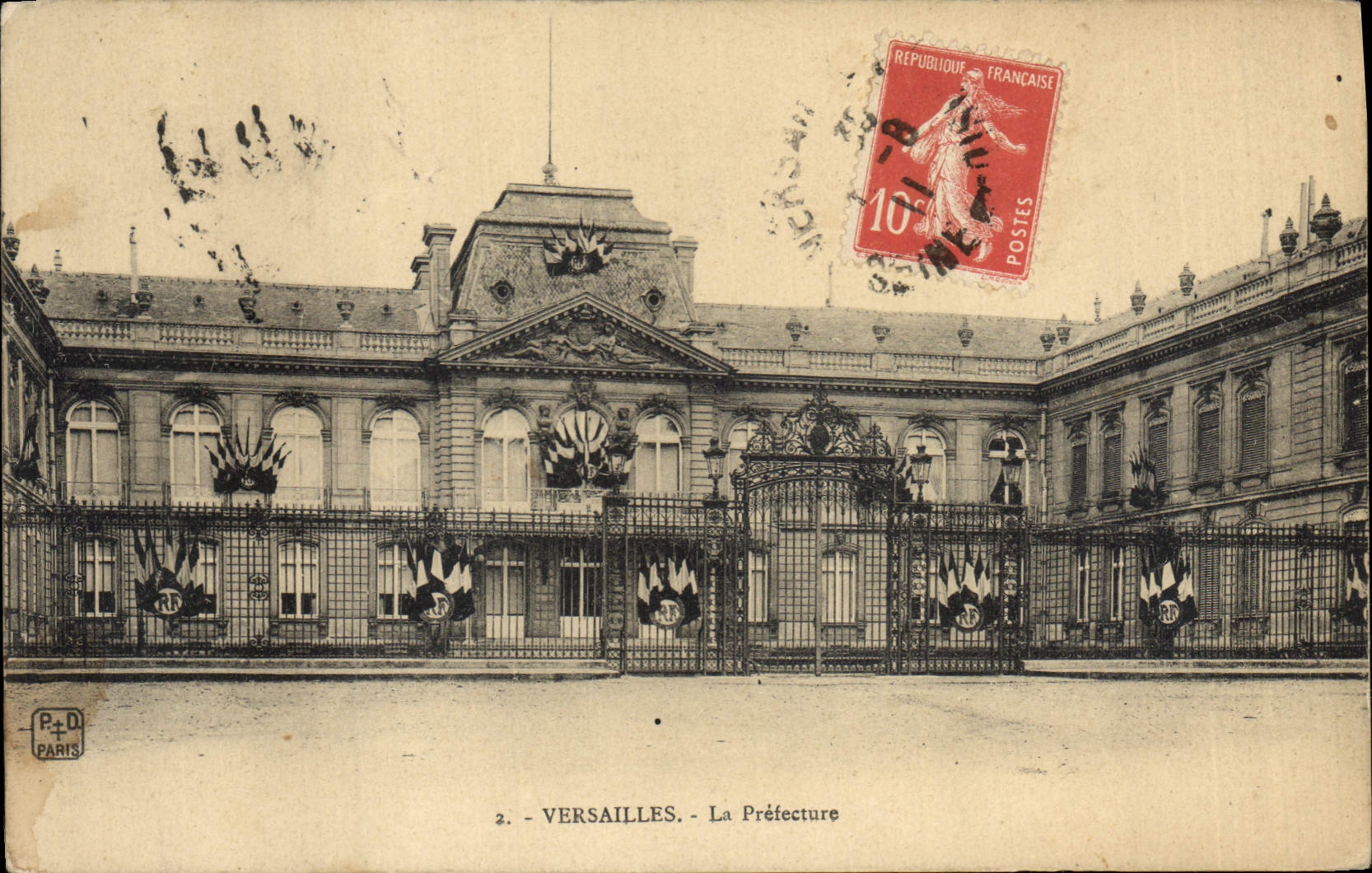 CPA Versailles La Prefecture 