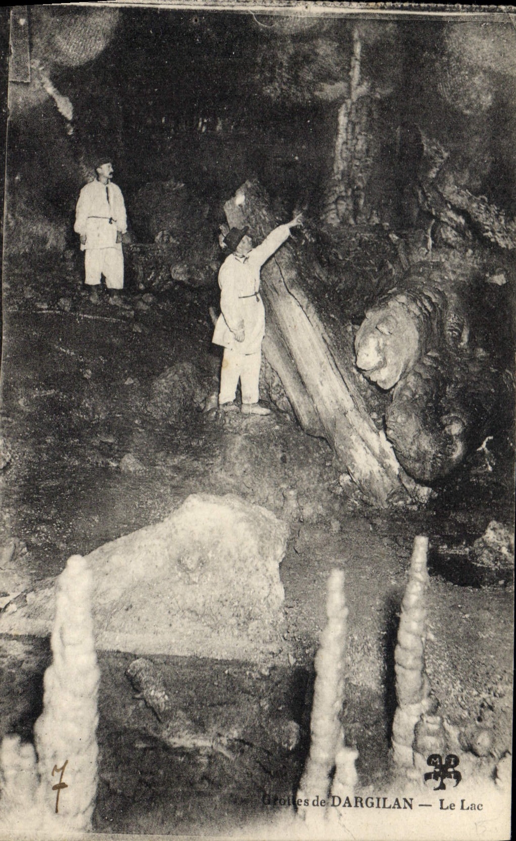 CPA Grottes de Dargilan Le Lac 