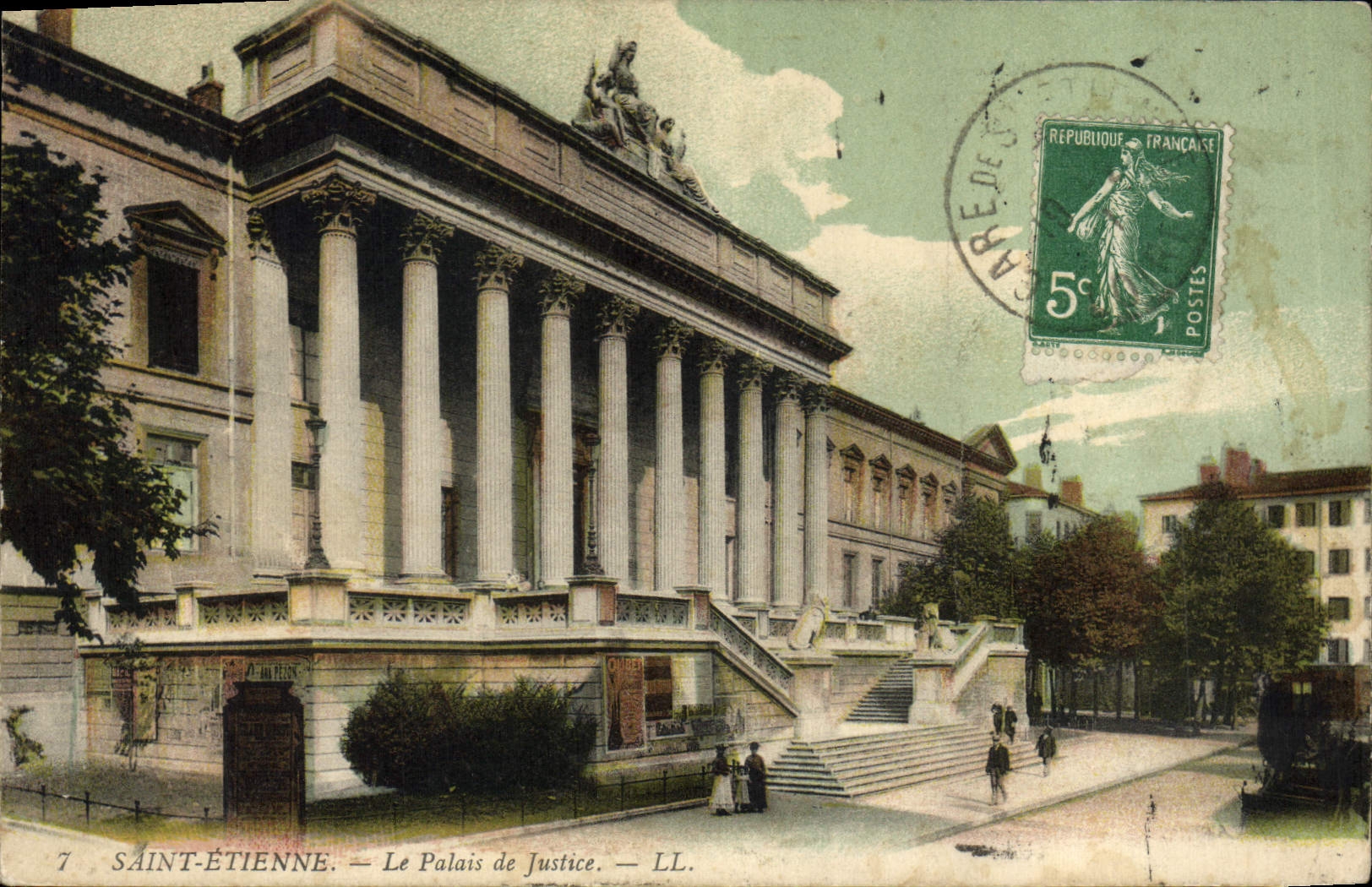CPA Saint Etienne Le Palais de Justice 