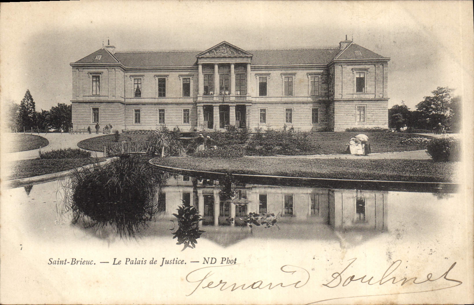 CPA Saint Brieuc Le Palais de Justice 