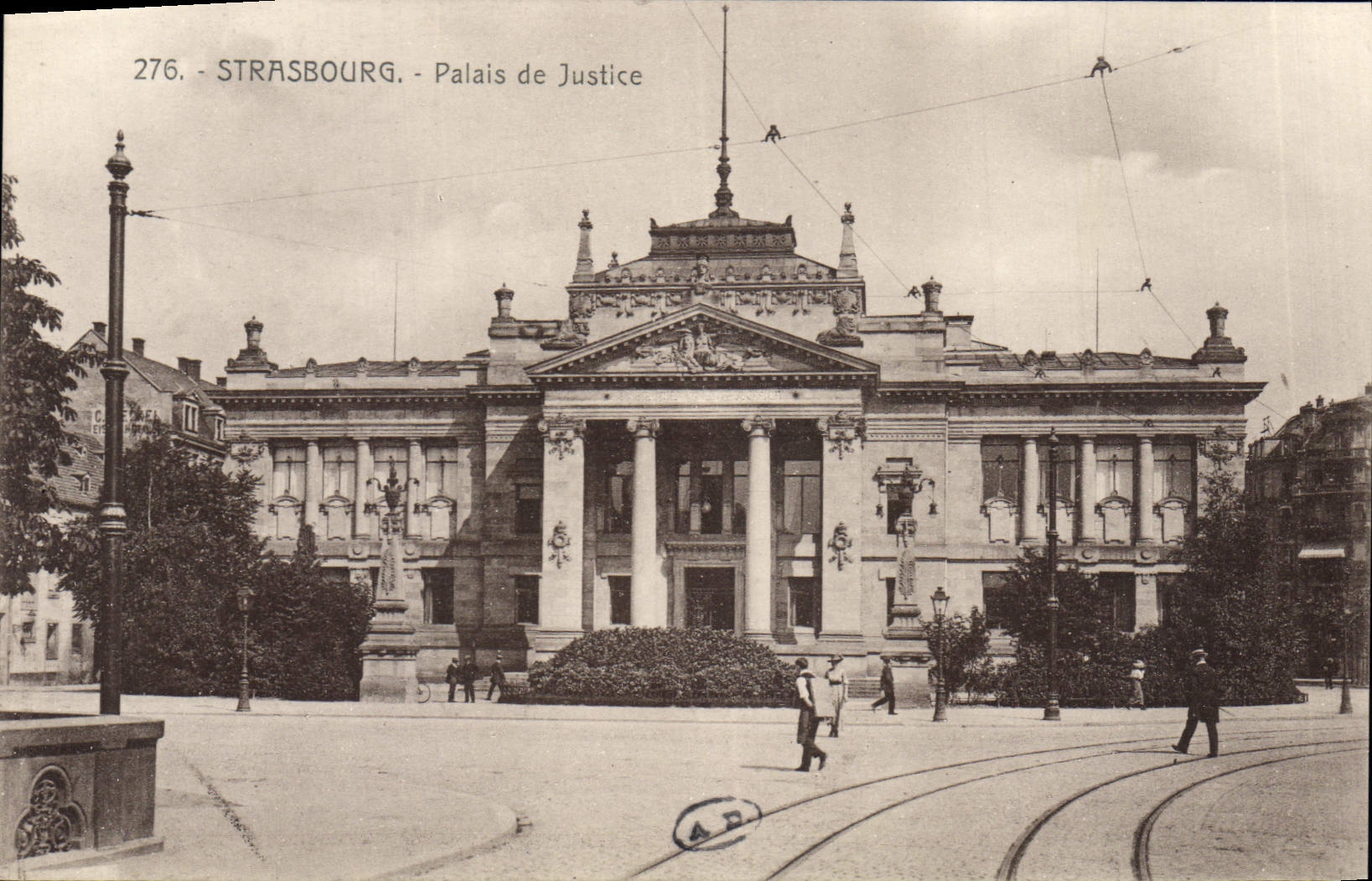 CPA Strasbourg Palais de Justice 