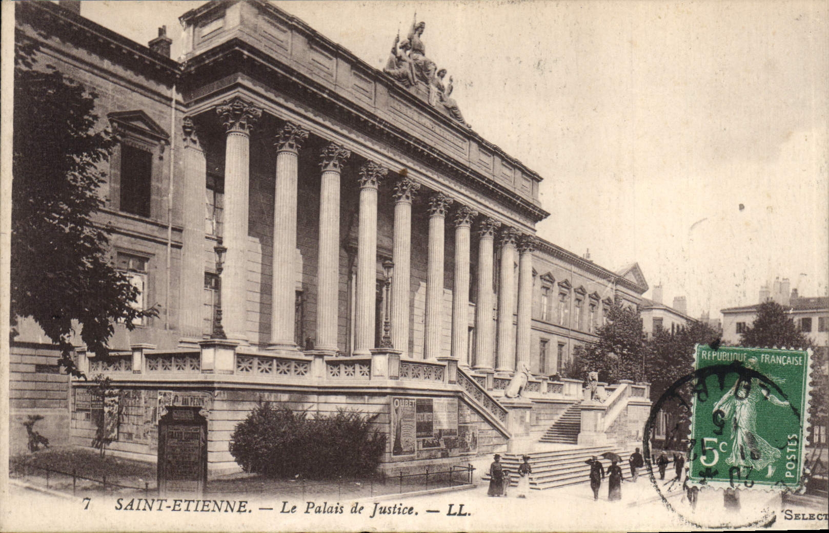 CPA Saint Etienne Le Palais de Justice 