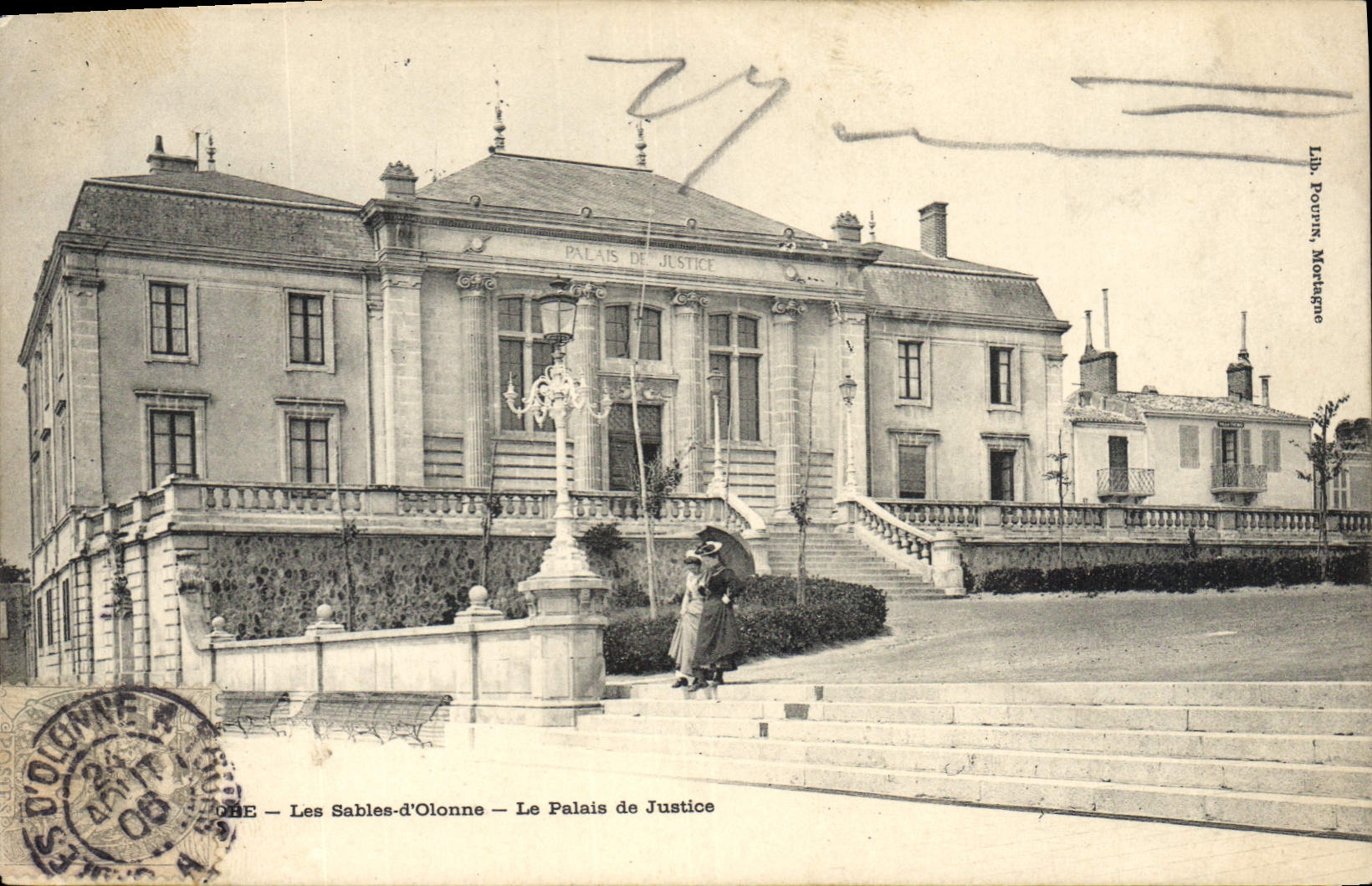 CPA Les Sables d'Olonne Le Palais de Justice