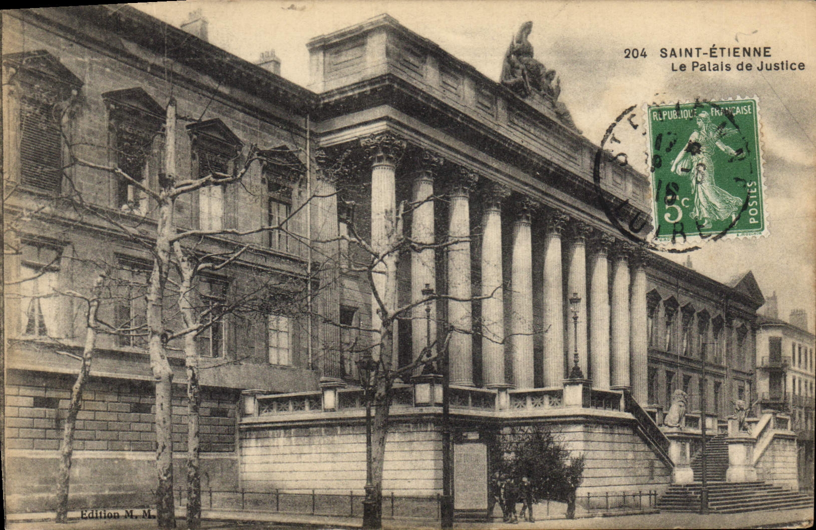 CPA Saint Etienne Le Palais de Justice 