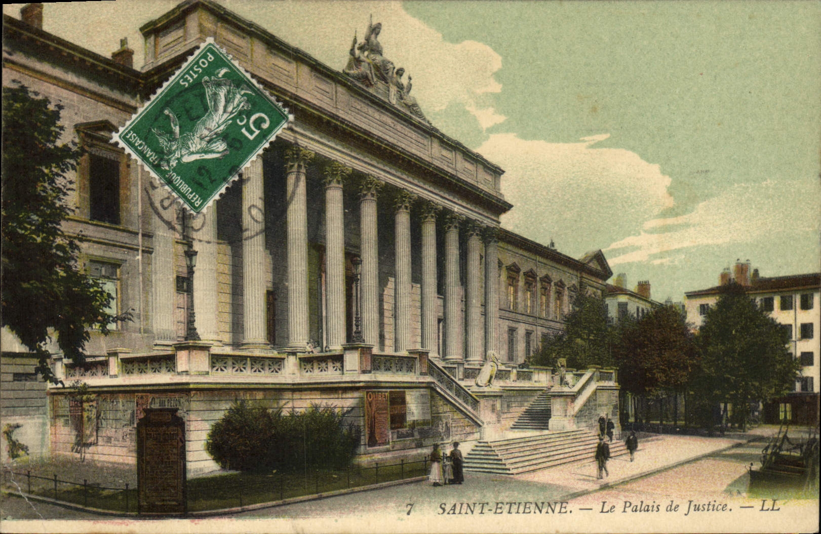 CPA Saint Etienne Le Palais de Justice 