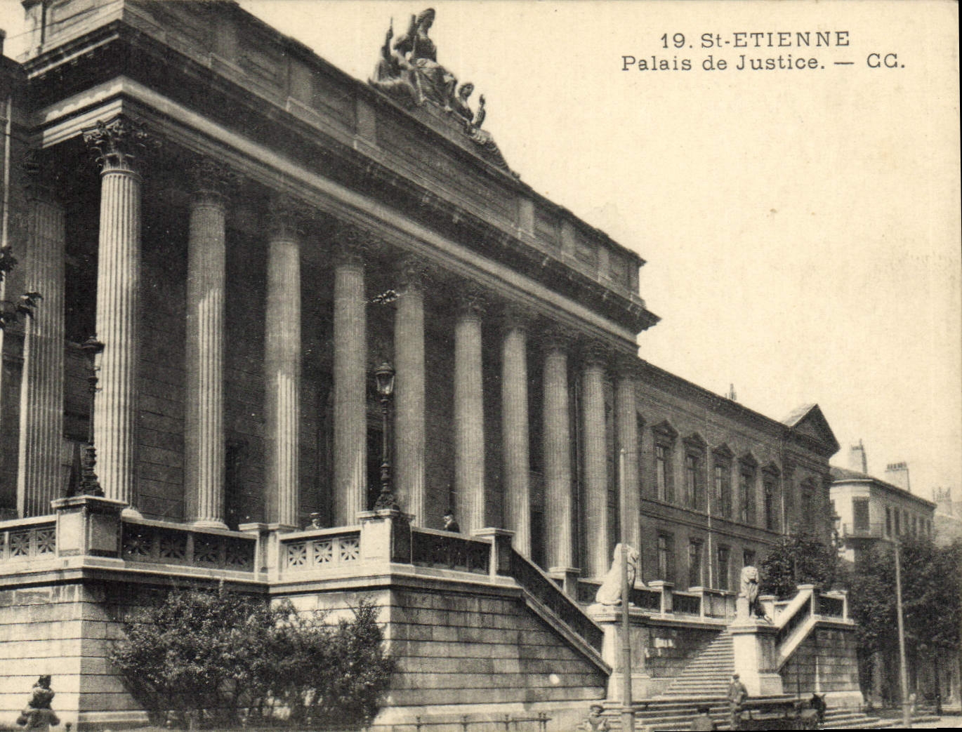 CPA St Etienne Palais de Justice 