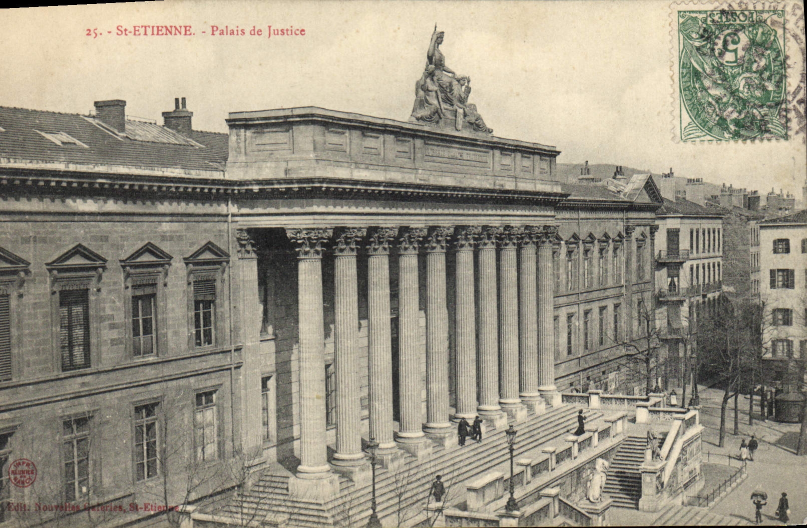 CPA St Etienne Palais de Justice 