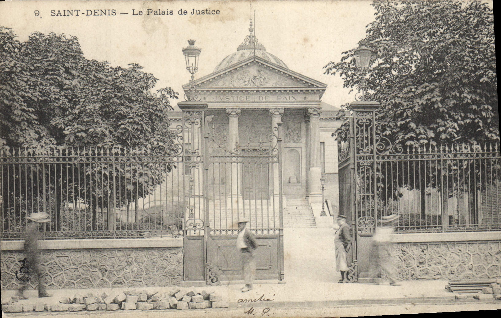 CPA Saint Denis Le Palais de Justice 