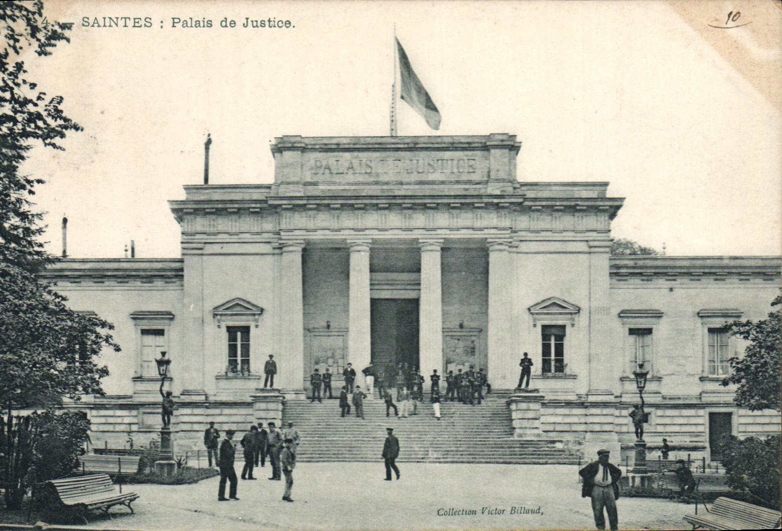 CPA Saintes Palais de Justice 