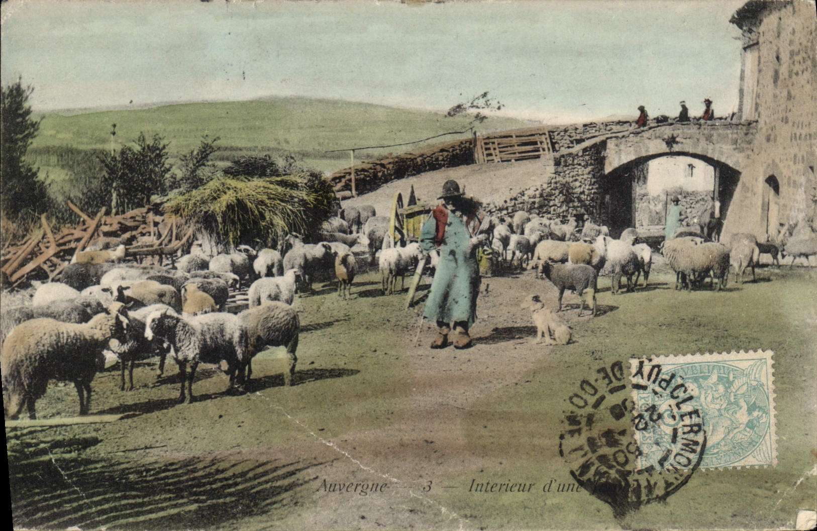 CPA Folklore Auvergne 