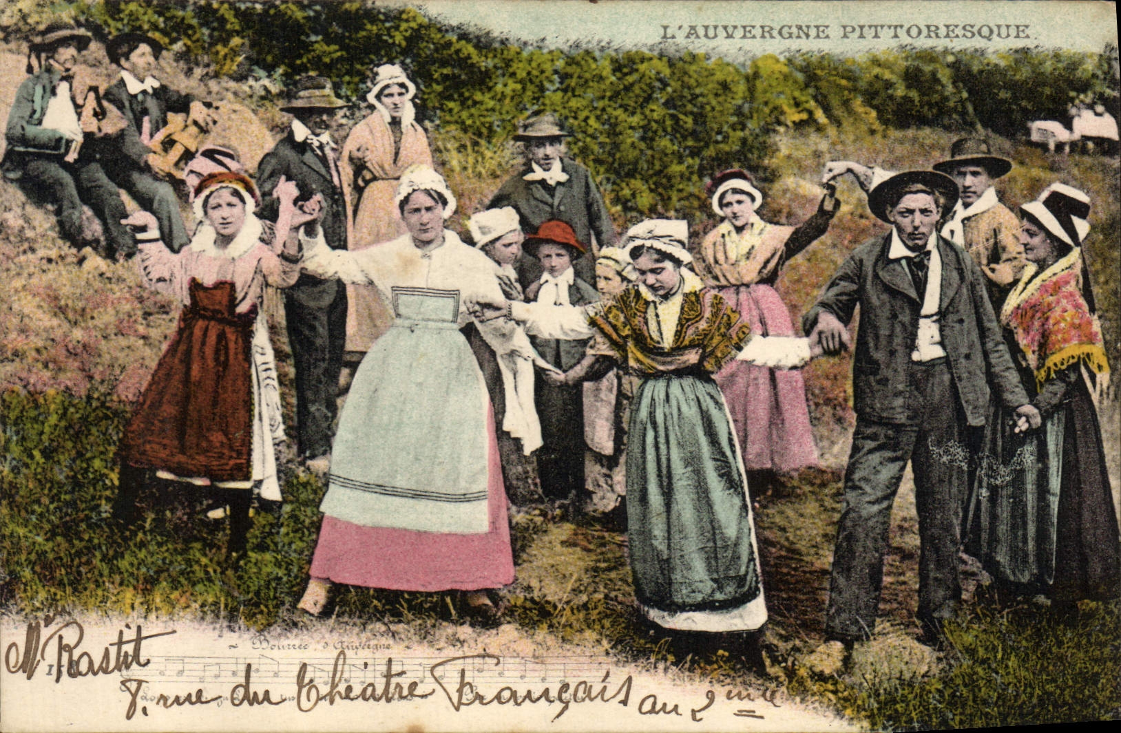 CPA Folklore L'Auvergne pittoresque 