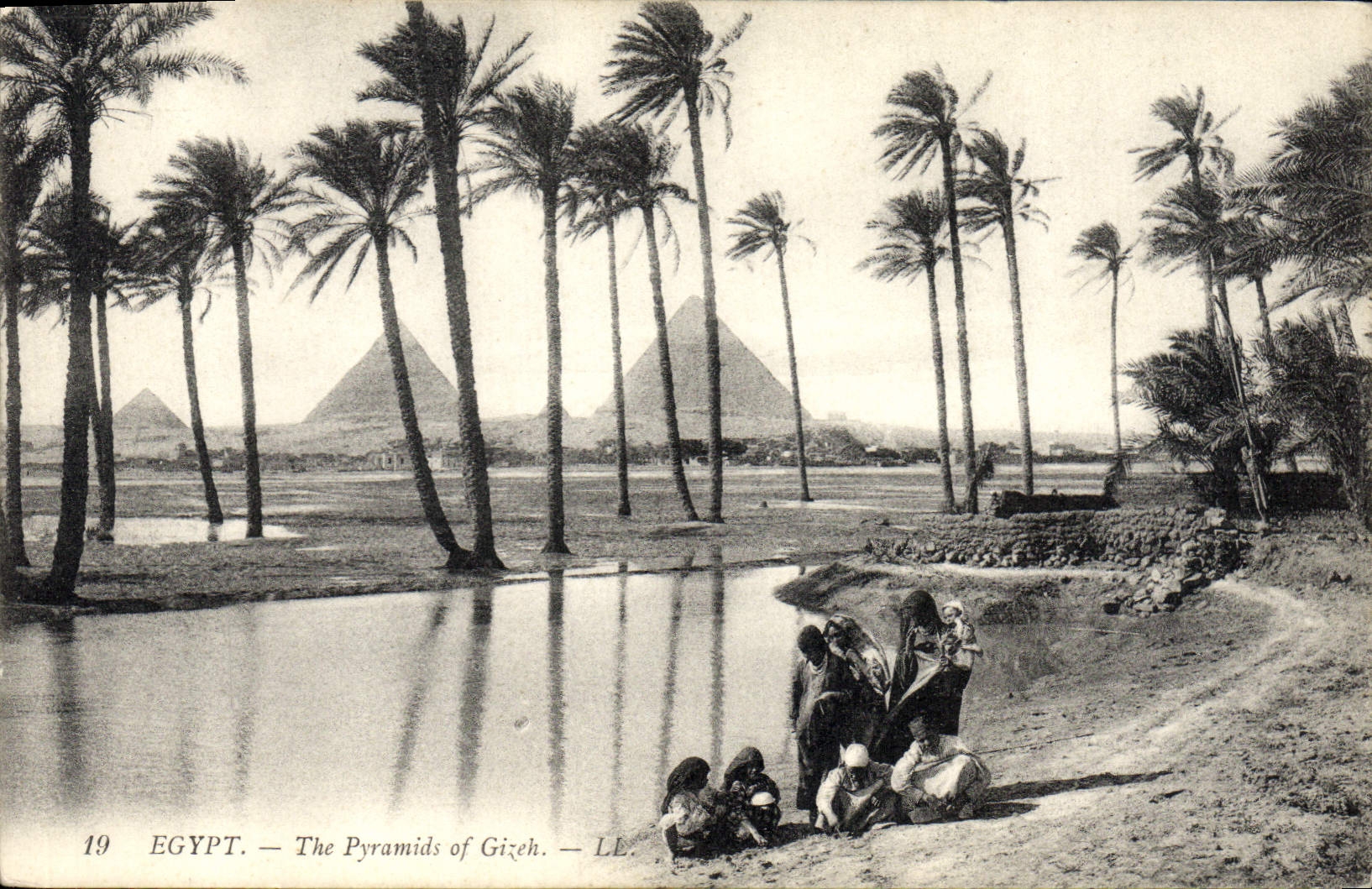 CPA Egypte Egypt EGYPTE. - Les pyramides de Gizeh